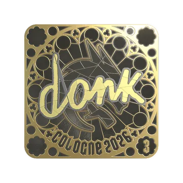Sticker | donk (Gold, Ranked) | Cologne 2026