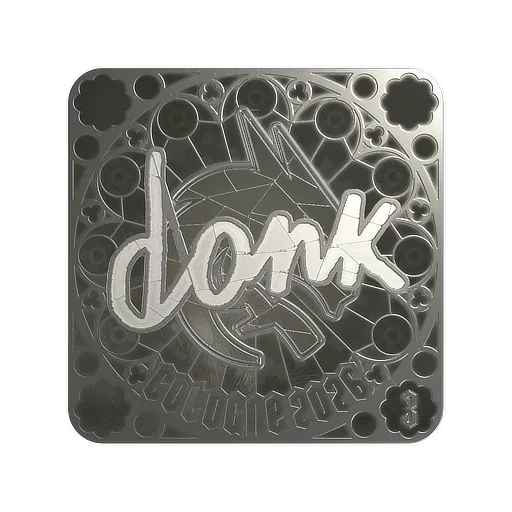 Наклейка | donk (металлическая, итоговая) | Кёльн-2026