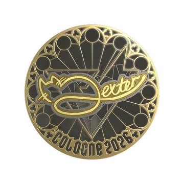 Sticker | dexter (Gold) | Cologne 2026