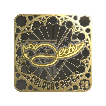 Sticker | dexter (Gold, Ranked) | Cologne 2026