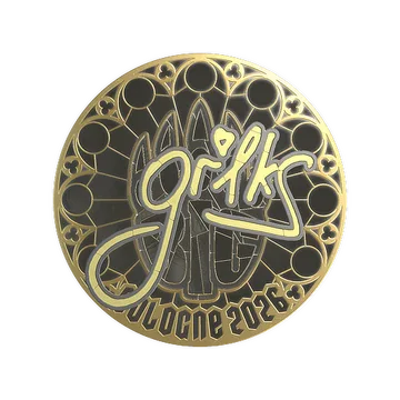 Sticker | gr1ks (Gold) | Cologne 2026