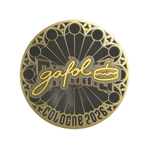 Sticker | gafolo (Gold) | Cologne 2026