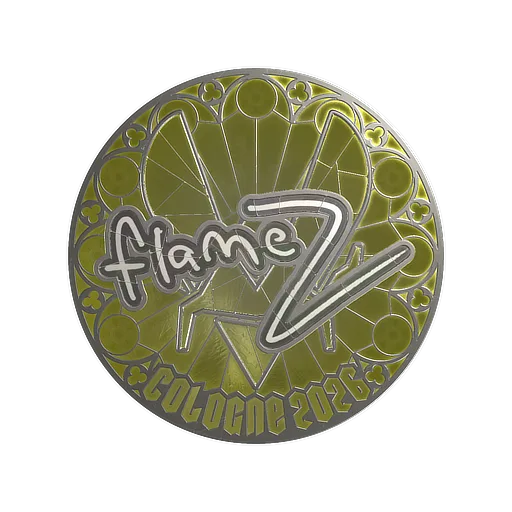 Наклейка | FlameZ (металлическая) | Кёльн-2026