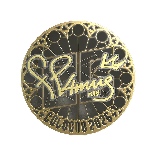 Sticker | FL4MUS (Gold) | Cologne 2026