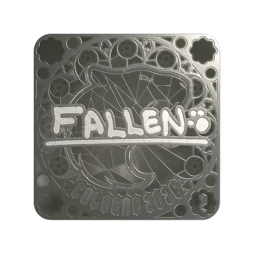 Наклейка | FalleN (металлическая, итоговая) | Кёльн-2026