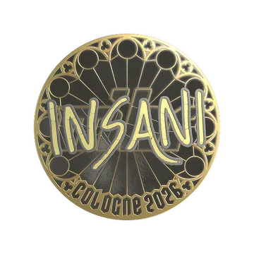 Sticker | insani (Gold) | Cologne 2026