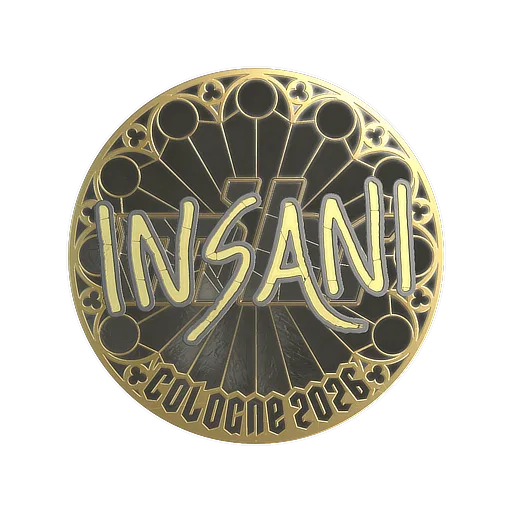 Наклейка | insani (золотая) | Кёльн-2026