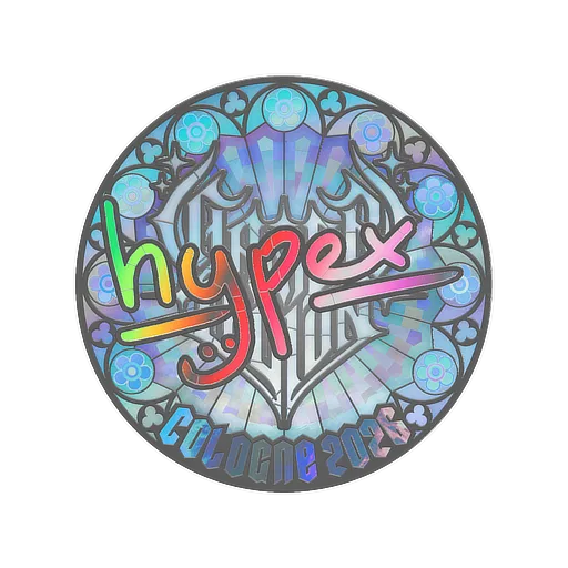 Наклейка | hypex (голографическая) | Кёльн-2026