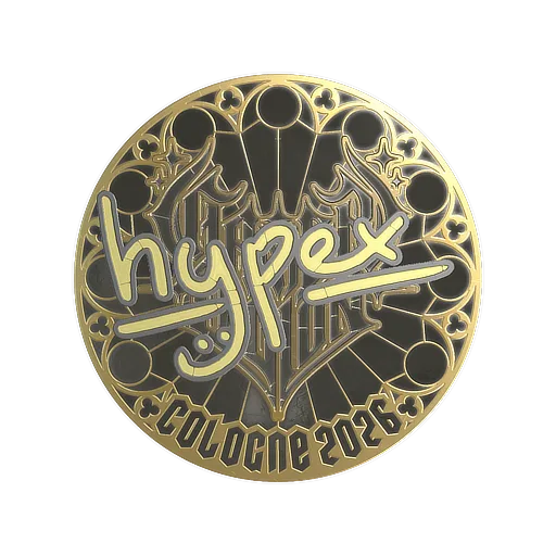 Sticker | hypex (Gold) | Cologne 2026