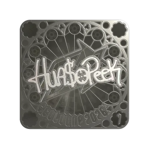 Наклейка | HUASOPEEK (металлическая, итоговая) | Кёльн-2026