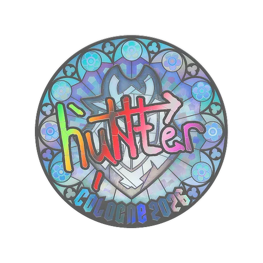 Sticker | huNter- (Holo) | Cologne 2026