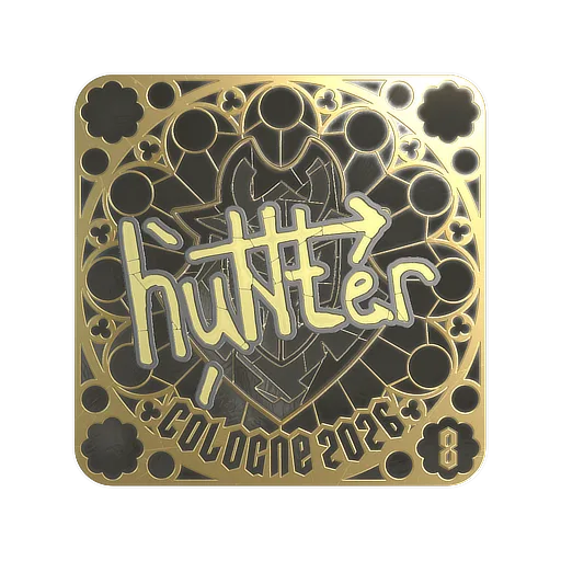 Sticker | huNter- (Gold, Ranked) | Cologne 2026