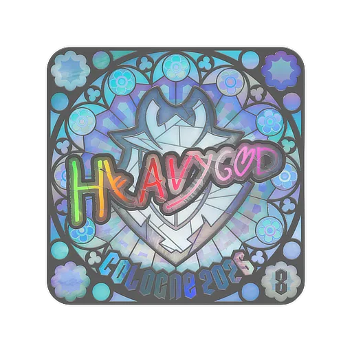 Наклейка | Heavygod (голографическая, итоговая) | Кёльн-2026