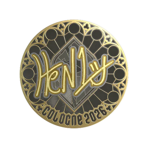 Sticker | HEN1 (Gold) | Cologne 2026