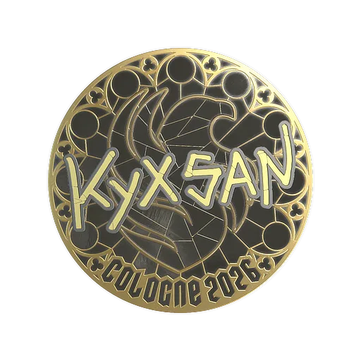 Sticker | kyxsan (Gold) | Cologne 2026
