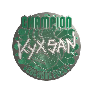 Наклейка | kyxsan (металлическая, чемпион) | Кёльн-2026