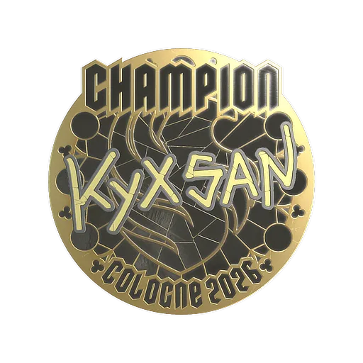 Наклейка | kyxsan (золотая, чемпион) | Кёльн-2026