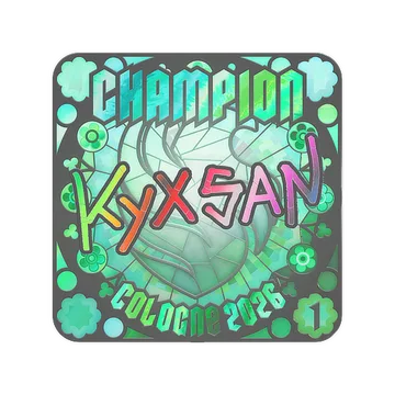 Sticker | kyxsan (Holo, Ranked) | Cologne 2026