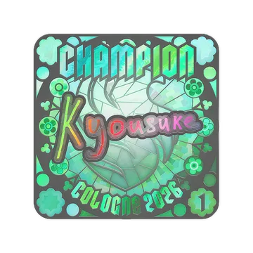 Sticker | kyousuke (Holo, Ranked) | Cologne 2026