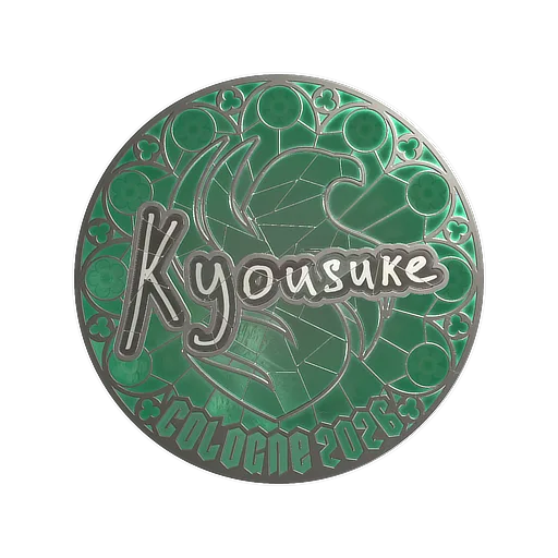 Наклейка | kyousuke (металлическая) | Кёльн-2026