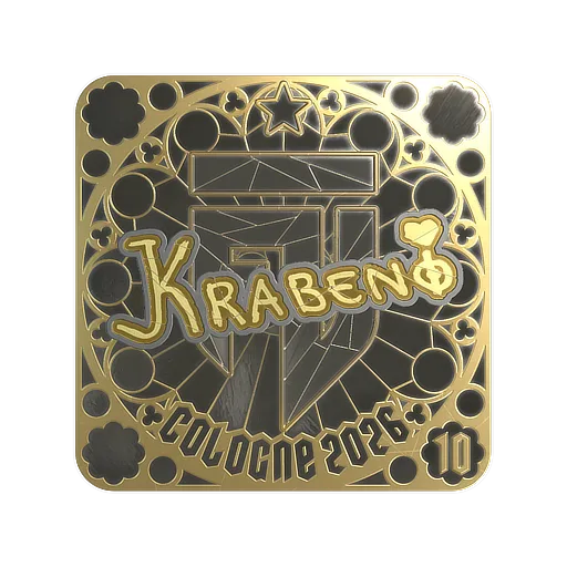 Наклейка | Krabeni (золотая, итоговая) | Кёльн-2026