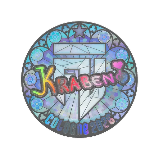 Наклейка | Krabeni (голографическая) | Кёльн-2026