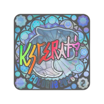 Sticker | KSCERATO (Holo, Ranked) | Cologne 2026