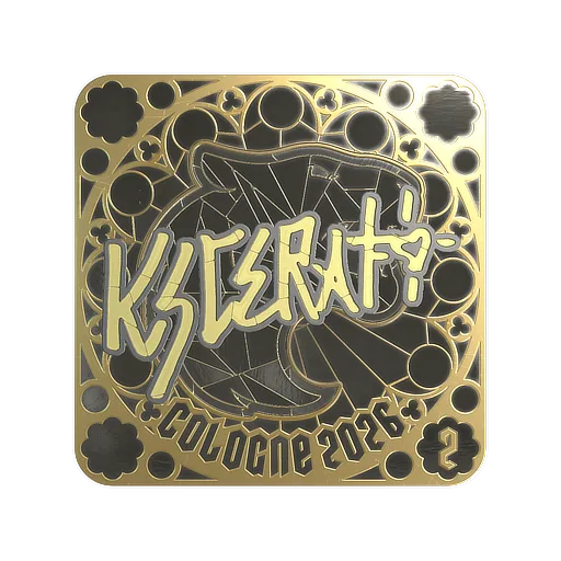 Sticker | KSCERATO (Gold, Ranked) | Cologne 2026