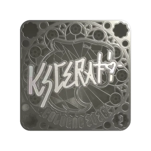 Наклейка | KSCERATO (металлическая, итоговая) | Кёльн-2026