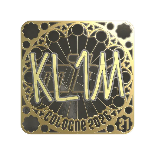 Sticker | kl1m (Gold, Ranked) | Cologne 2026