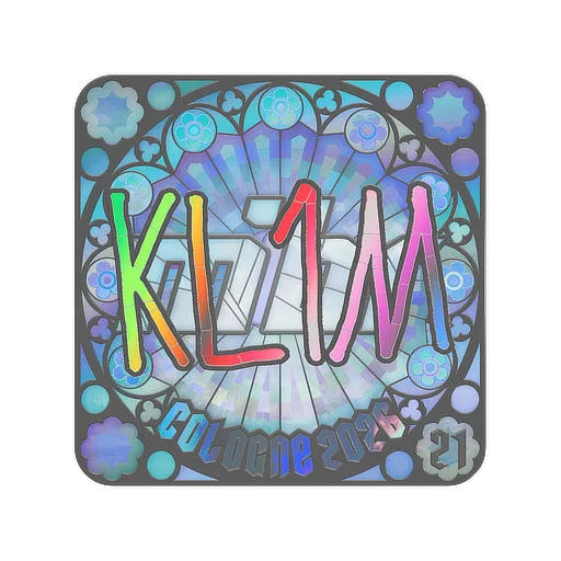 Sticker | kl1m (Holo, Ranked) | Cologne 2026