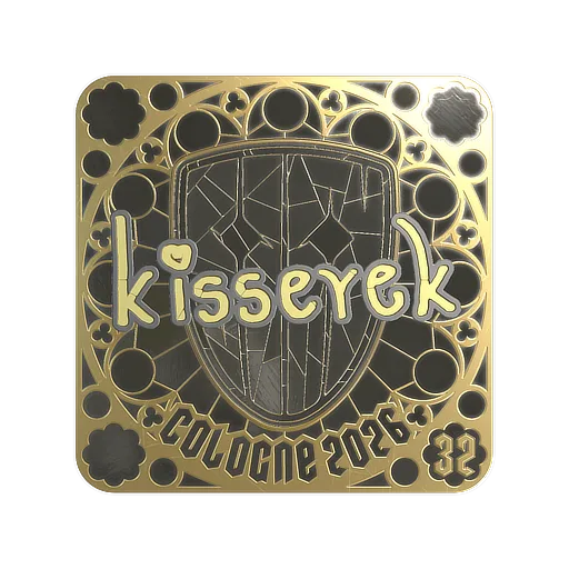 Sticker | kisserek (Gold, Ranked) | Cologne 2026