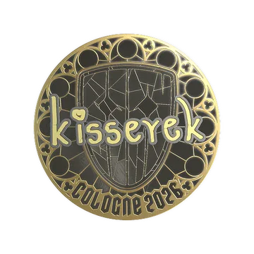 Sticker | kisserek (Gold) | Cologne 2026