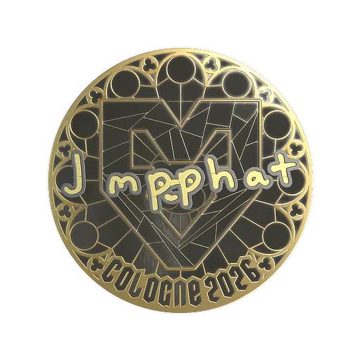 Наклейка | Jimpphat (золотая) | Кёльн-2026