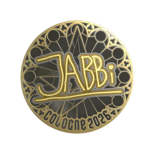 Sticker | jabbi (Gold) | Cologne 2026