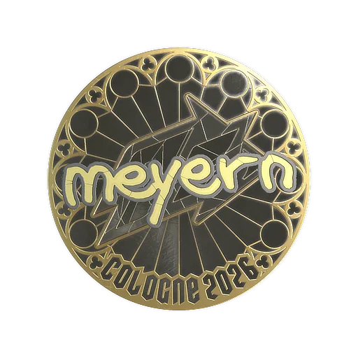 Наклейка | meyern (золотая) | Кёльн-2026