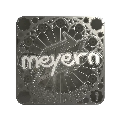 Наклейка | meyern (металлическая, итоговая) | Кёльн-2026