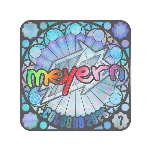 Наклейка | meyern (голографическая, итоговая) | Кёльн-2026