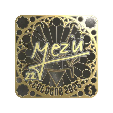 Sticker | mezii (Gold, Ranked) | Cologne 2026
