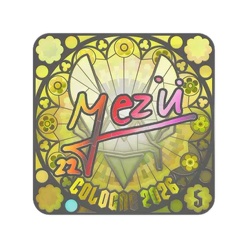 Sticker | mezii (Holo, Ranked) | Cologne 2026