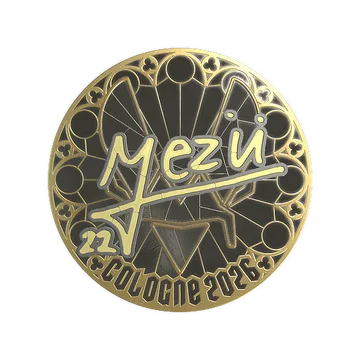 Sticker | mezii (Gold) | Cologne 2026