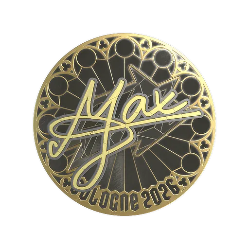 Sticker | max (Gold) | Cologne 2026