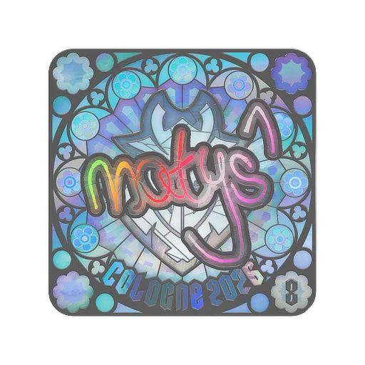 Наклейка | MATYS (голографическая, итоговая) | Кёльн-2026