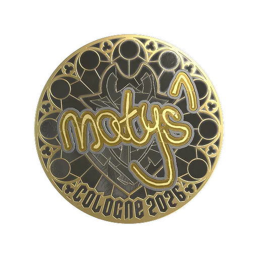 Наклейка | MATYS (золотая) | Кёльн-2026
