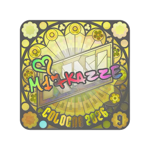 Наклейка | makazze (голографическая, итоговая) | Кёльн-2026