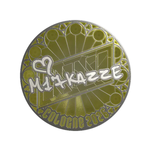 Наклейка | makazze (металлическая) | Кёльн-2026