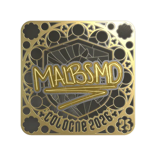 Наклейка | malbsMd (золотая, итоговая) | Кёльн-2026