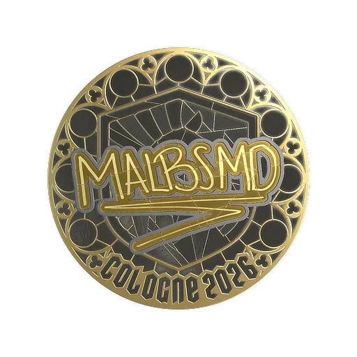 Наклейка | malbsMd (золотая) | Кёльн-2026