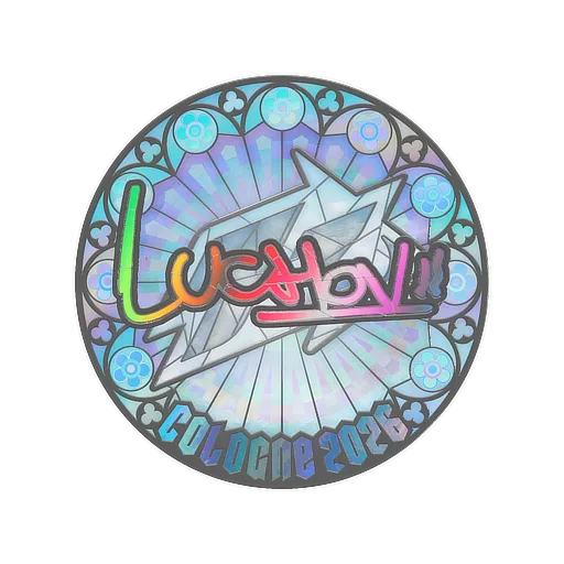 Наклейка | luchov (голографическая) | Кёльн-2026