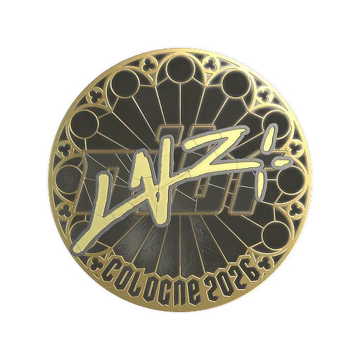 Наклейка | LNZ (золотая) | Кёльн-2026